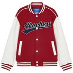 Skechers Бейсбольная куртка berry red для подростков - фото 3