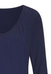 Топ с длинными рукавами 3/4-ARM LASCANA, синий - фото 3