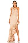 Платье Lovers and Friends Heidi Gown, нюд - фото