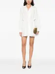 Платье-рубашка мини Norma Kamali, белый - фото 2