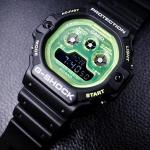 Часы CASIO G-Shock Digital 'Black Green', черный - фото 3