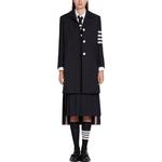 THOM BROWNE Однобортный пиджак с полосками, Marine Blue - фото 4