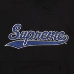 Толстовка Supreme x Mitchell & Ness NCAA Hooded Sweatshirt 'Black', черный - фото 3