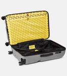 Большой чемодан в полоску Crash Baggage, серый - фото 2