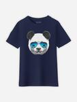 Футболка WOOOP Panda Sunglasses, темно-синий - фото
