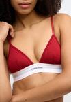 Бюстгальтер Calvin Klein Underwear TRIANGLE, Fall Berry/Dark Red - фото 6