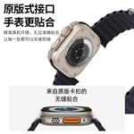 Ремешок Apple совместимый силиконовый Wepro, желтый-ocean strap - фото 10