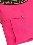 Юбка-шорты с узором Greca Versace Kids, розовый - фото 3