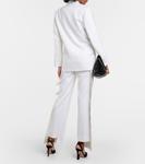 Двубортный пиджак Victoria Beckham, белый - фото 3