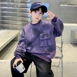 Детский свитшот с круглым вырезом Moderate EASTERN CAMEL, серый - фото 9