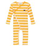 Детский комбинезон из джерси в полоску в рубчик Bobo Choses, мультиколор - фото