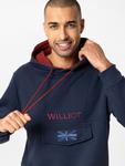 Толстовка Williot HENRY, синий/темно-синий - фото 3
