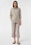 Блуза comma Button-down blouse, Hellbraun/Sand - фото 2