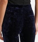 Бархатные расклешенные брюки Alex Perry, Midnight - фото 6