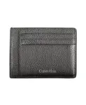Кожаный кошелек Calvin Klein, черный - фото
