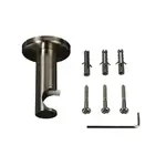 Держатель для карнизных трубок Liedeco, Edelstahlfarben - фото