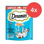 Лакомства для кошек с курицей в хрустящей оболочке Dreamies Mega Pack, 4 x 180 г - фото