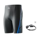 LiNing Плавки мужские Advanced Black, Advanced Black (в комплекте очки для плавания Large Frame Racing Blue) - фото 7