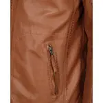 Кожаная куртка JCC "Макадам", цвет Dark Cognac - фото 3