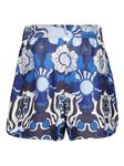 Шорты с цветочным принтом PAULA, синий - фото 2