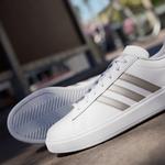 Большие туфли-лодочки Adidas, цвет Cloud White/Platinum Metallic/Platinum Metallic - фото 10