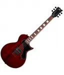 Гитара ESP LTD EC-201 Flat Top, прозрачный черно-вишневый - фото