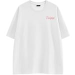 Футболка унисекс FAVEPOP, черная [Улучшенный принт: Горы мира с голубем] - фото 5