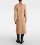 Шерстяной свитер с кашемиром и вырезом Moncler - фото 3