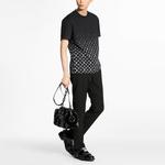 Футболка lv monogram gradient for men black Louis Vuitton, черный - фото 2