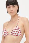 Топ бикини MOSCHINO SWIM TRIANGLE, White/Red/White - фото 6