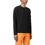 Толстовка ribbed fleece sweatshirt 'black' Stone Island, черный - фото 3