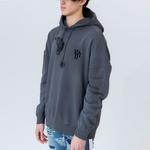 Светящийся в темноте худи с мишкой WE11DONE, серый - фото 4