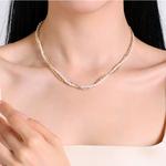 DESIGN CIRCLES Серебряное колье S925 для женщин - фото 9