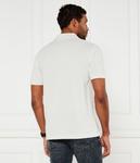 Поло мужское Hugo с воротником на пуговицах, белый - фото 3