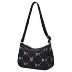 MLB Кожаная сумка через плечо, наплечная сумка Regular Women's Black, Black - фото 2