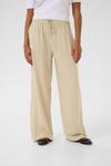 Брюки свободного кроя Kaffe, бежевый - фото 2
