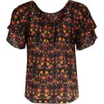 Блузка Penelope ISABEL MARANT ETOILE, черный - фото