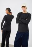 Топ YOURTURN LONG SLEEVED WAFFLE TOP UNISEX, Phantom /Dark Grey - фото