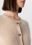 Вязаный кардиган COMMA, песочный - фото 4