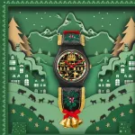 Унисекс черные часы 34 мм SO28B115 SWATCH - фото 5