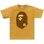 Футболка BAPE Big Ape Head Tee, Yellow - фото