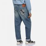 Джинсы мужские деним синие Evisu, синий - фото 3