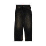 Джинсы Supreme Distressed Loose Fit Selvedge Jean, черный - фото