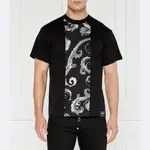 Футболка стандартного кроя Versace, черный - фото