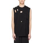 Feng Chen Wang Мужская черная майка - фото 2