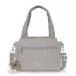 Сумка через плечо Kipling Elysia, черная, Noir Kipling, Grey Gris - фото