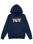 Толстовка с капюшоном Levi's Kids, темно-синий - фото