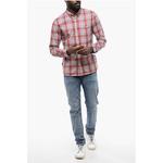 Клетчатая рубашка из хлопка OXFORD Woolrich, Red - фото 4