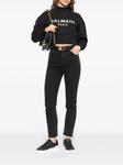 Balmain джинсы slim fit с высокой посадкой, черный - фото 2