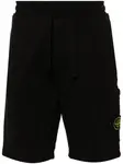 Спортивные шорты с нашивкой Compass Stone Island, черный - фото